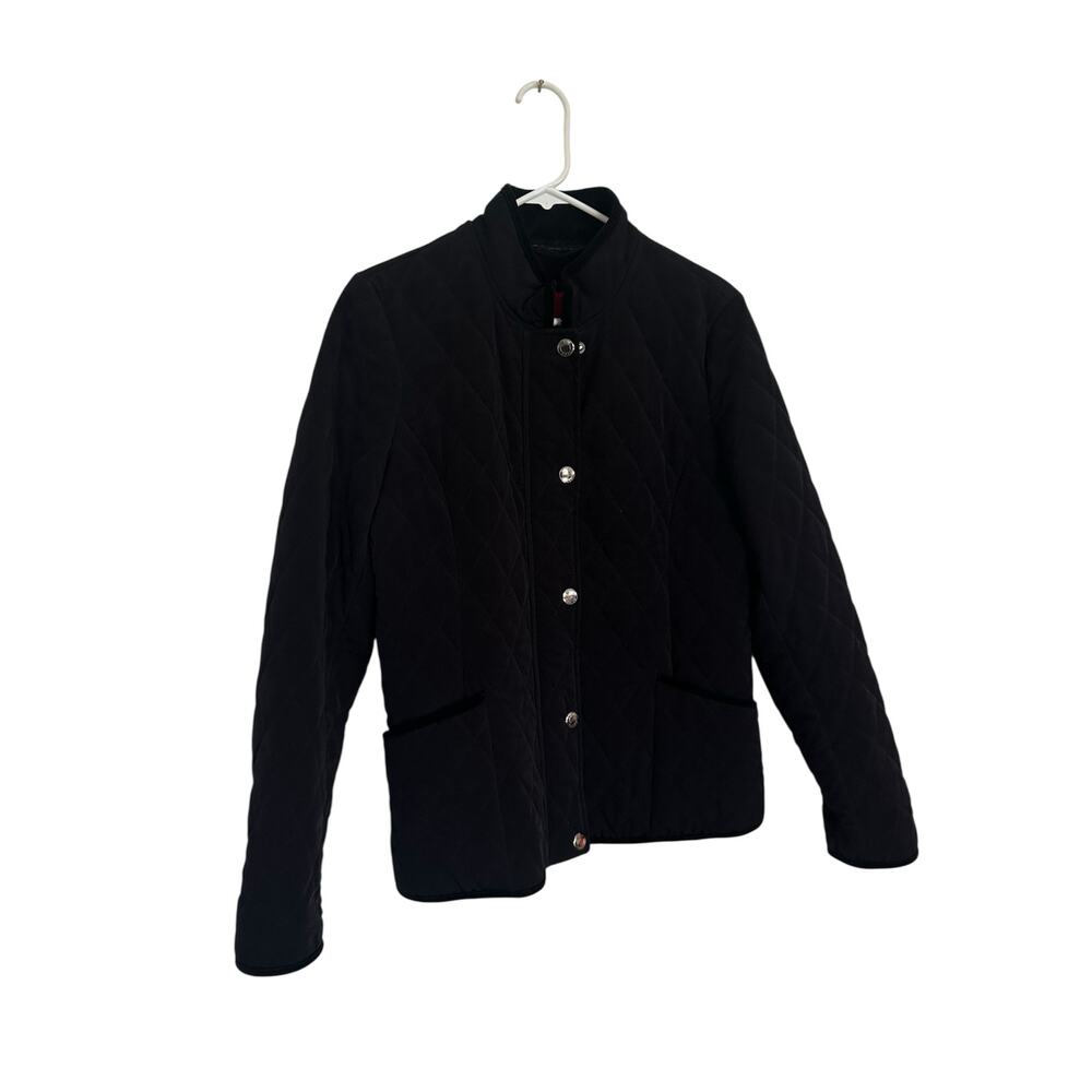 Quilted Esprit jacket black M comfort casual coat trendy minimal style